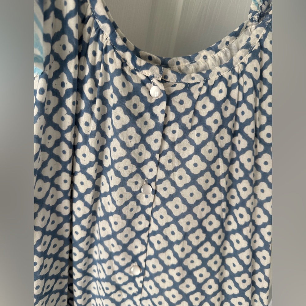 NWT Emerson Fry India Collection Tasha maxi Dress 100% cotton size small - Picture 9 of 15